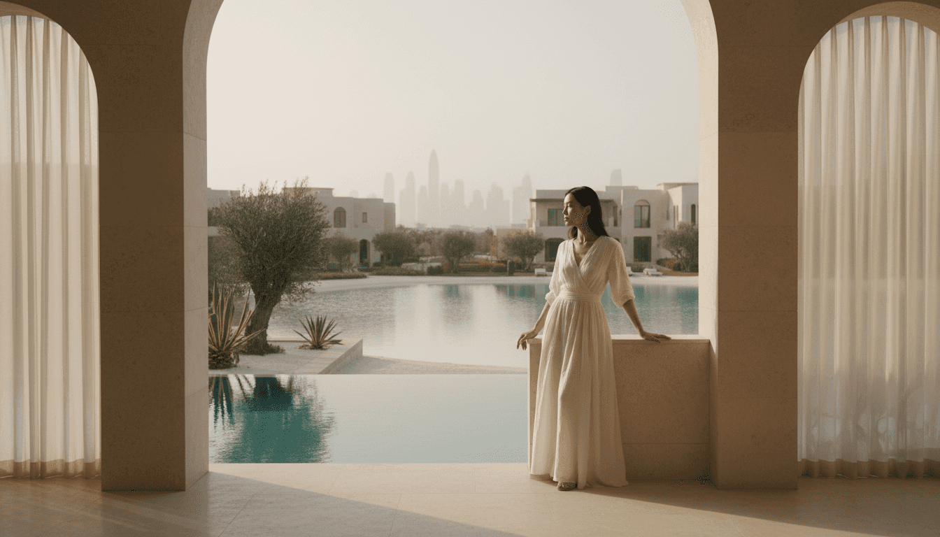 迪拜水岸别墅：家门口的泻湖与沙滩 — Dubai real estate
