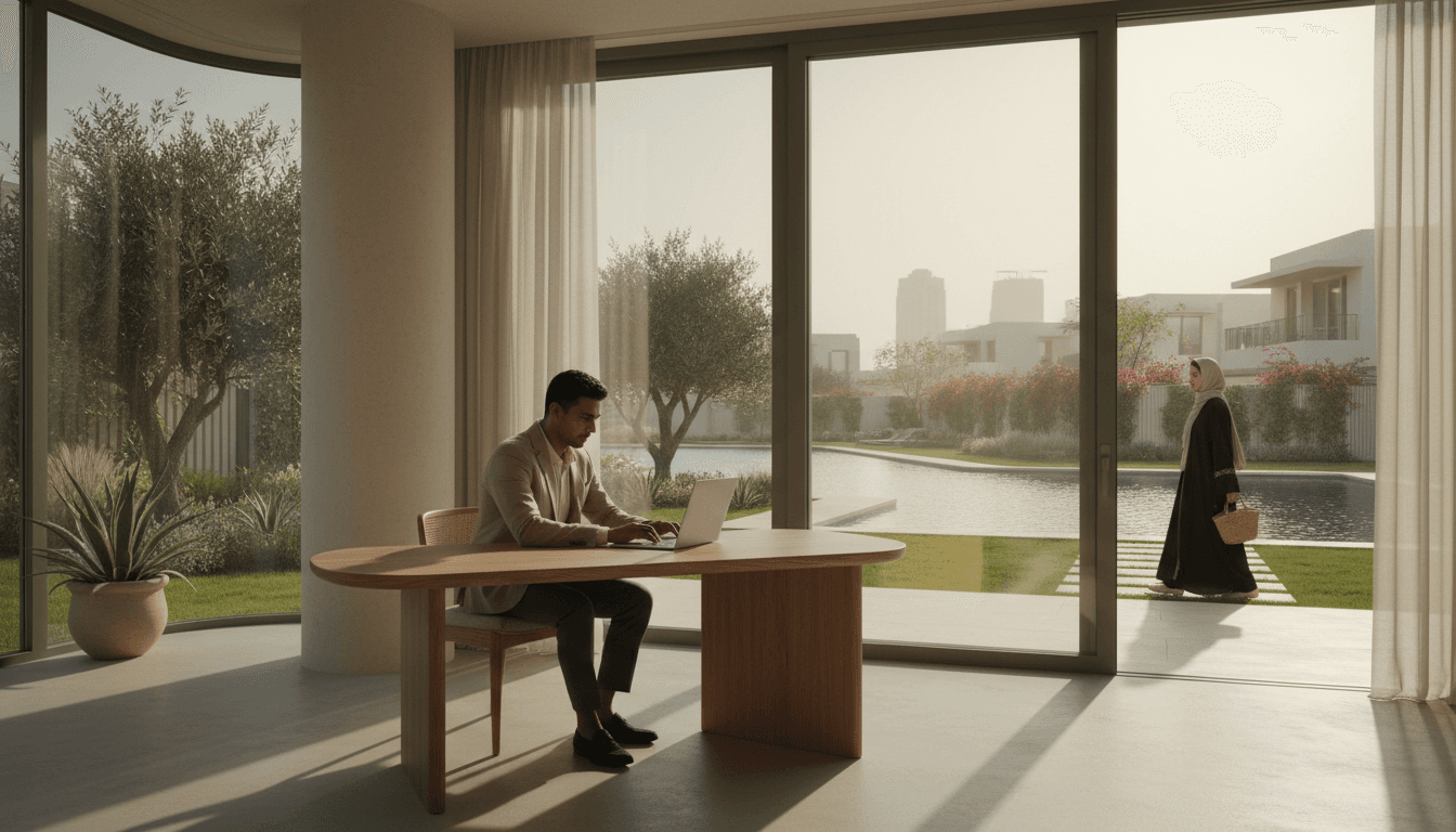 واحات دبي السكنية: حياة الفلل وسط الطبيعة والمياه — Dubai real estate article thumbnail