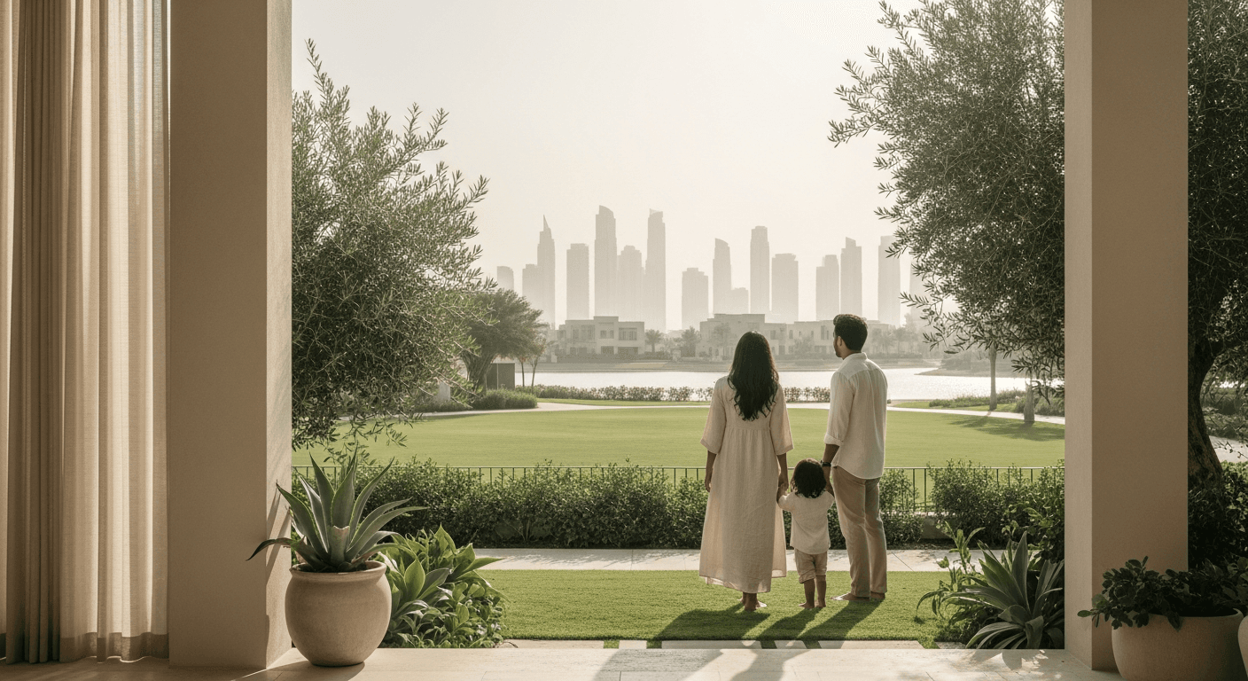 दुबई के हरे-भरे नखलिस्तान: पारिवारिक विला समुदाय — Dubai real estate article thumbnail