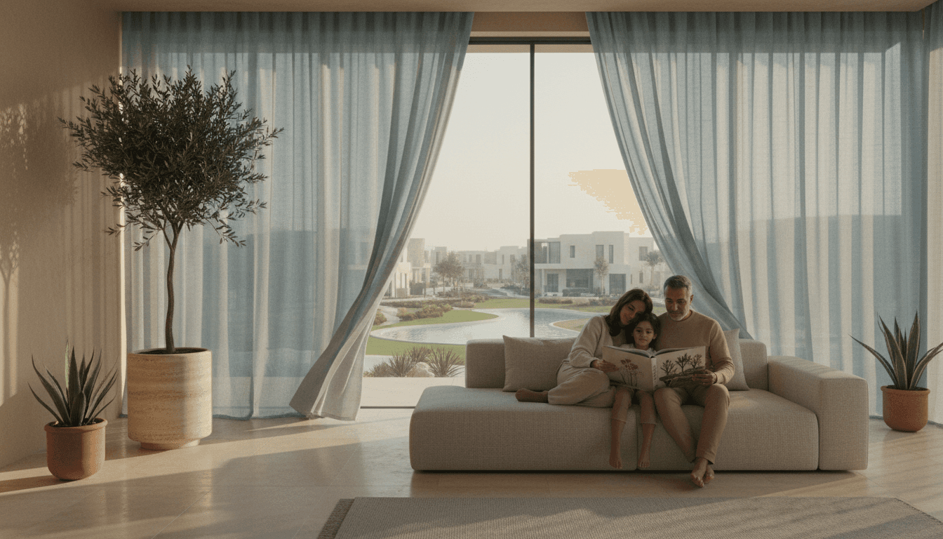 ویلاهای هوشمند و سبز دبی برای خانوادهها — Dubai real estate article thumbnail