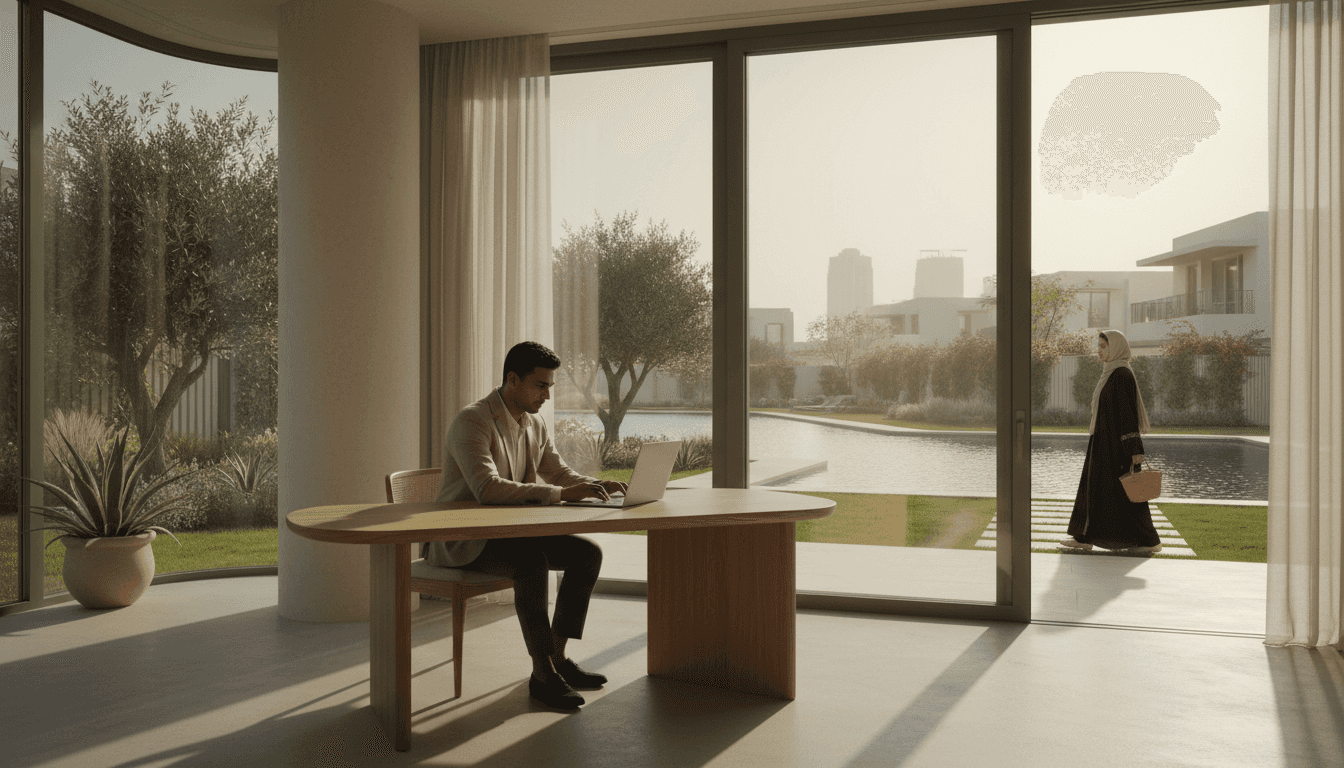 واحات دبي السكنية: حياة الفلل وسط الطبيعة والمياه — Dubai real estate