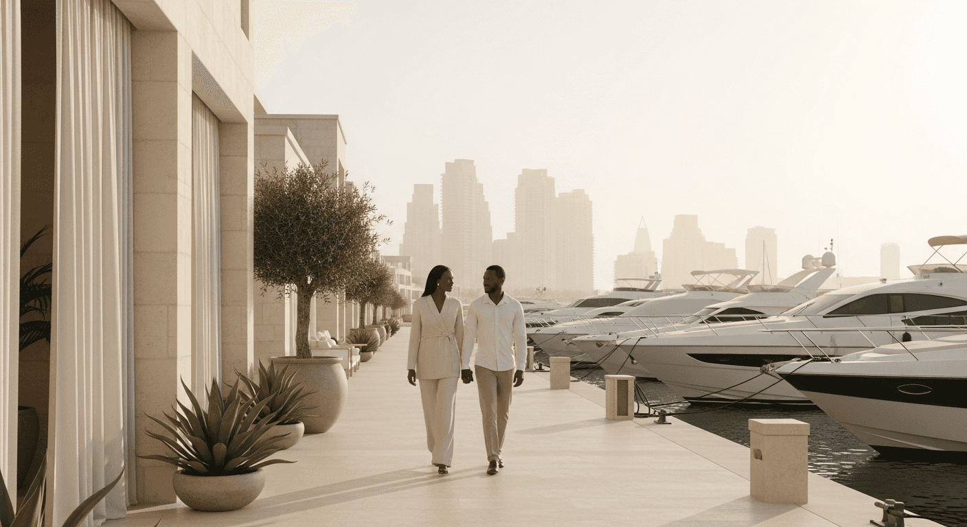 دبئی میں پانی کے کنارے رہنا: ایک حقیقت پسندانہ گائیڈ — Dubai real estate