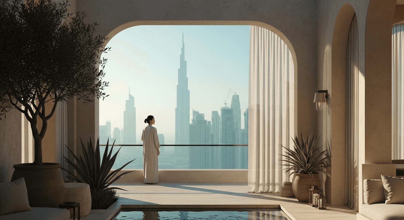 迪拜房市分化:联排别墅与公寓的投资抉择 — Dubai real estate