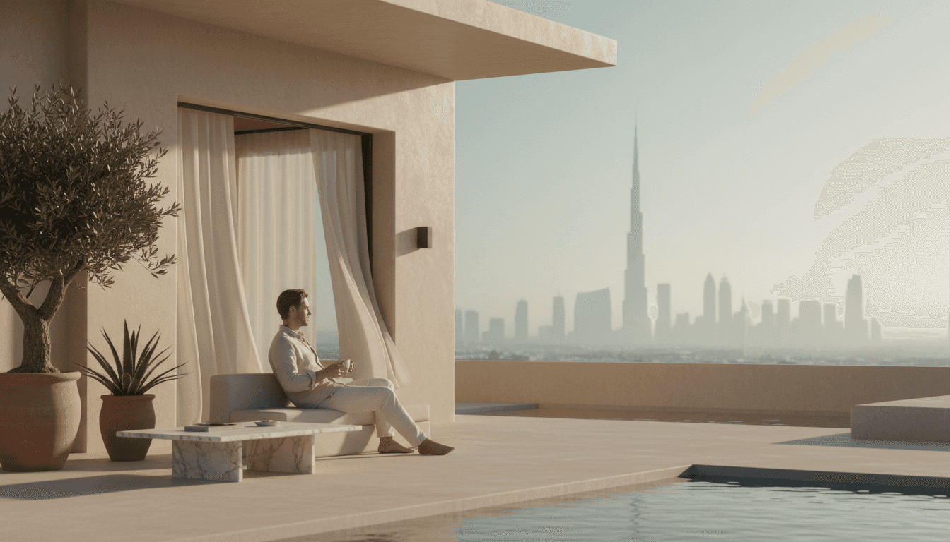 Вид на Бурдж Халифа: Downtown против Business Bay — Dubai real estate