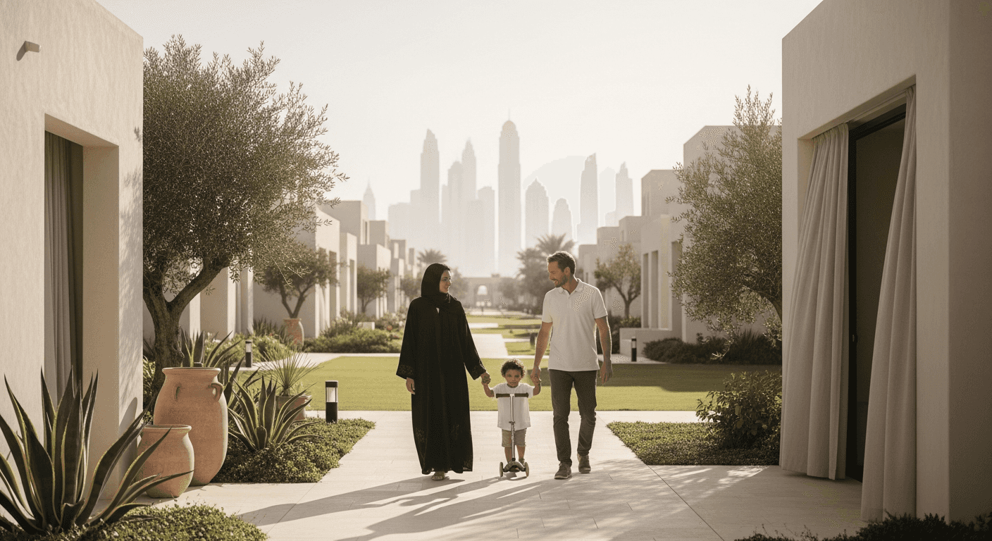 Dubais grüne Oasen: Villenviertel für Familien — Dubai real estate