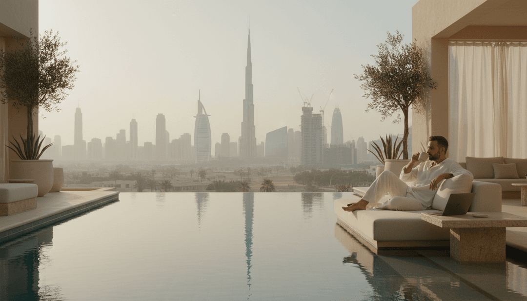 O Efeito Híbrido: Como o Trabalho Remoto Redefine os Imóveis de Dubai