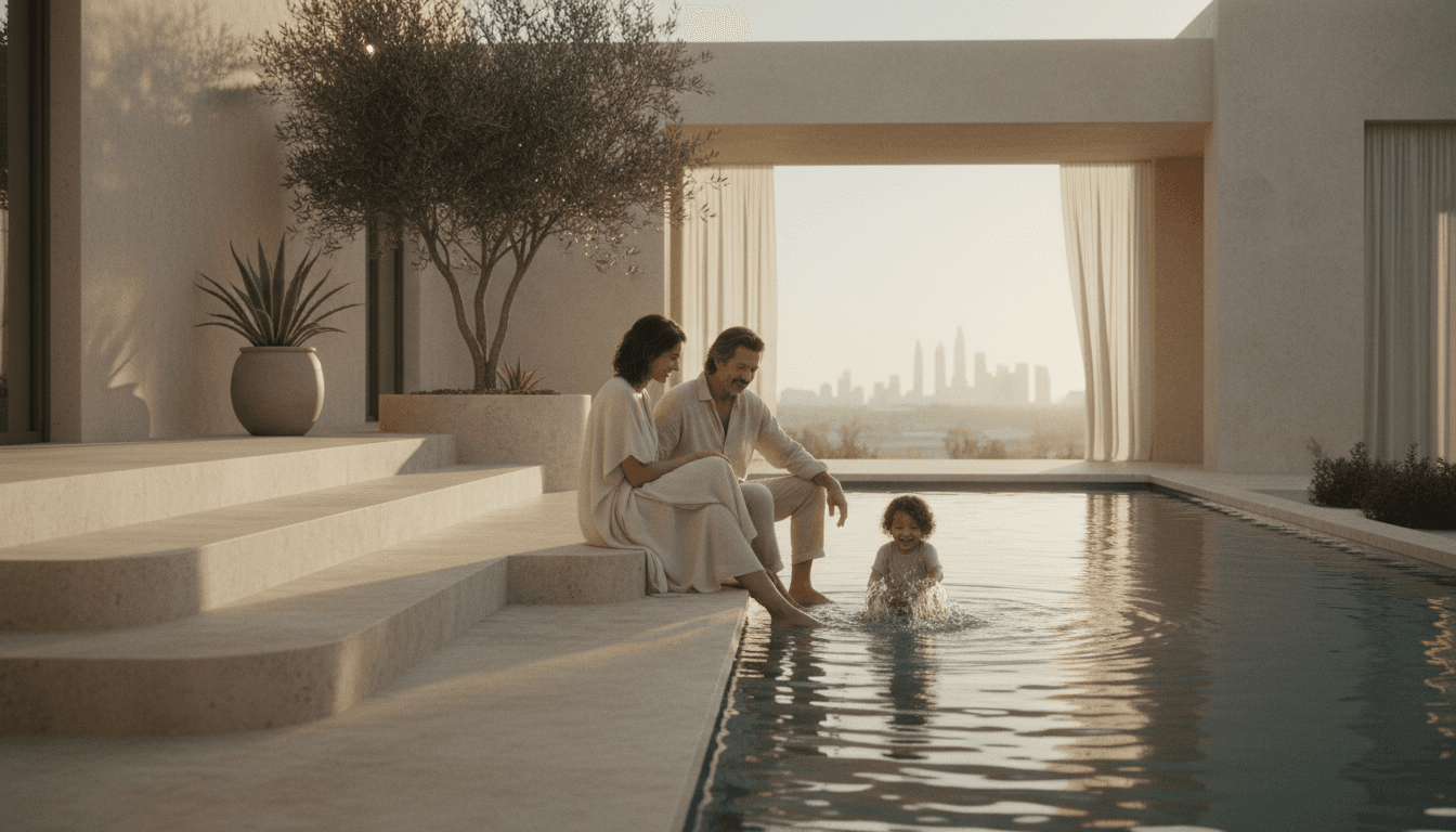 O Santuário Familiar: Vivendas no Dubai com Piscina e Jardim — Dubai real estate article thumbnail