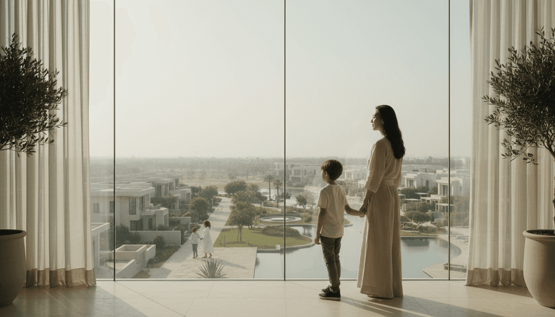Para Além das Paredes: Vida Familiar nas Villas do Dubai