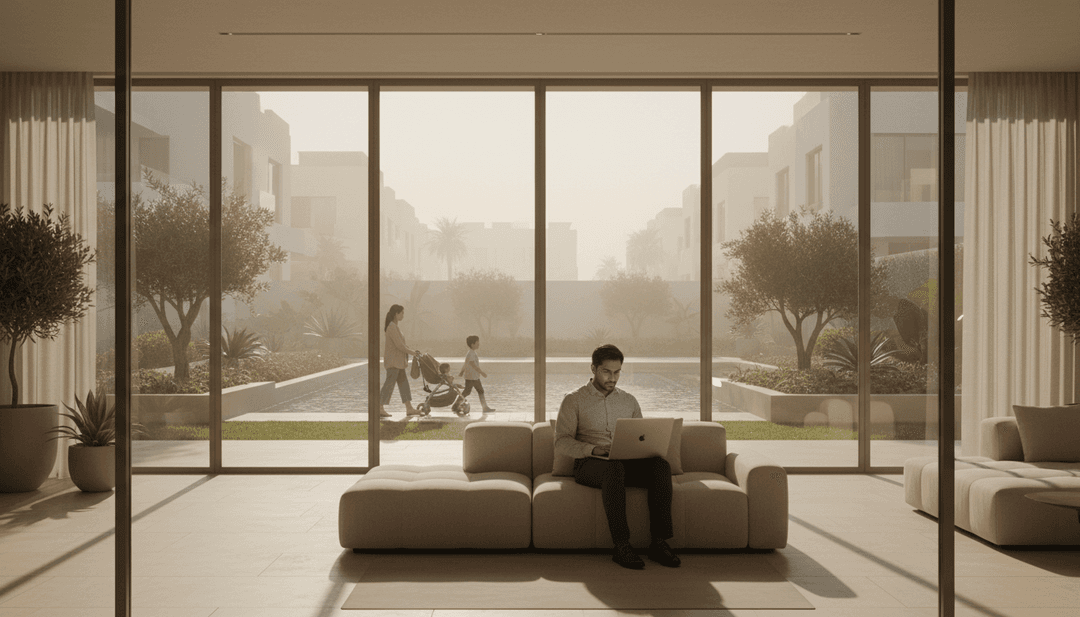 Villa sa Dubai na Hindi Kailangan ng Kotse